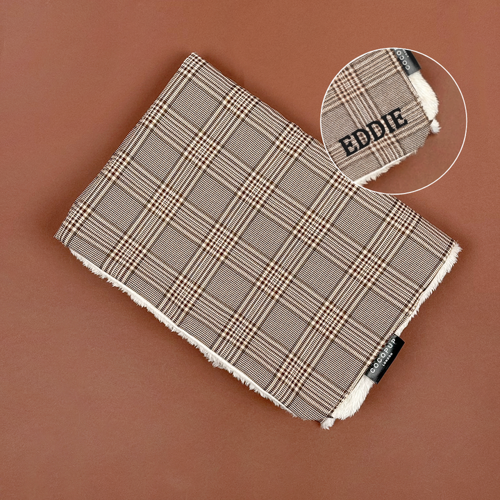 PERSONALISED Blanket - Pup Plaid