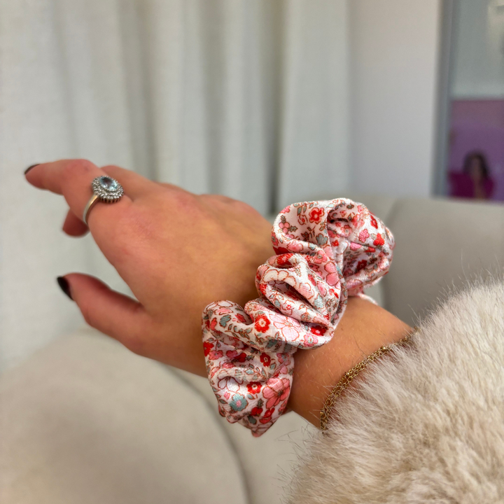 Christmas Flowers Scrunchie by Coconut Lane