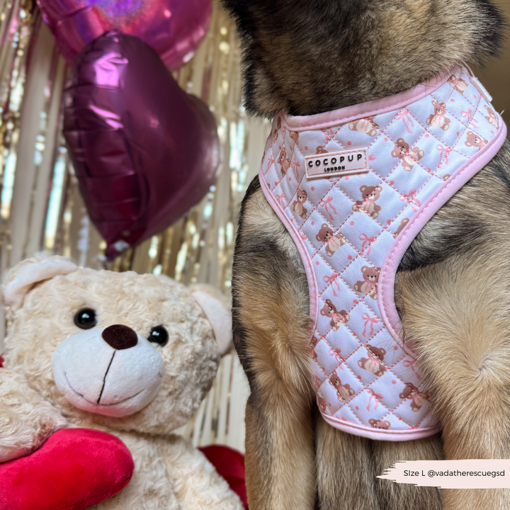 Quilted Thea Teddy Adjustable Neck Harness