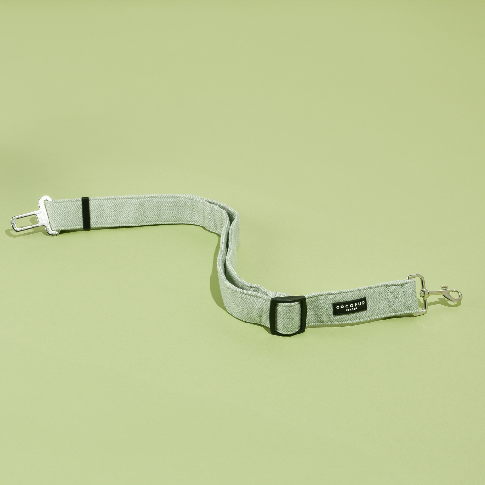 Seat Belt Restraint - Sage Tweed