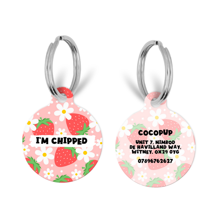 Personalised 'I'm Chipped' ID Tag - Pupberry Fields