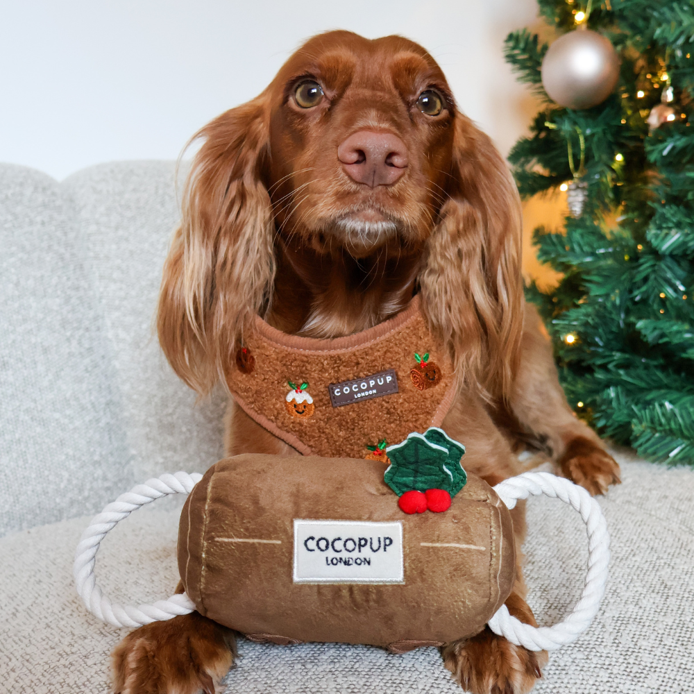 Yule Log Dog Toy