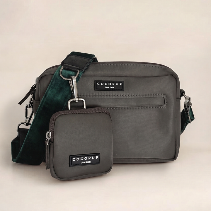 Dog Walking Bundle - Forest Green Velvet