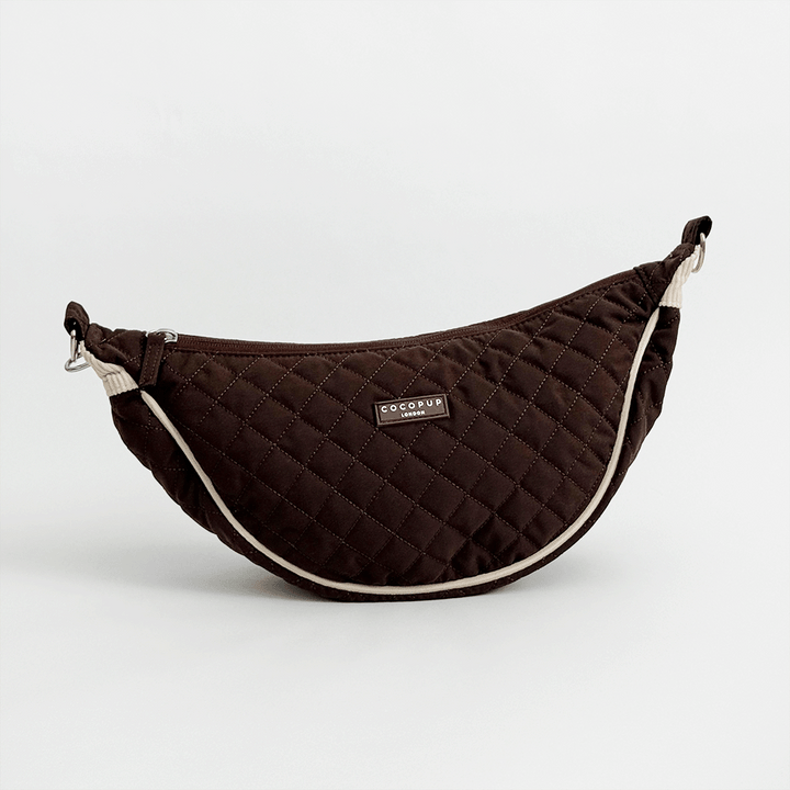 Crossbody Crescent Dog Walking Bag Bundle - Burford Quilted