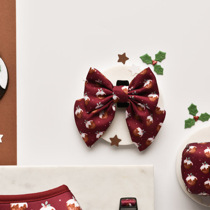 Woofmas Pudding Sailor Bow Tie