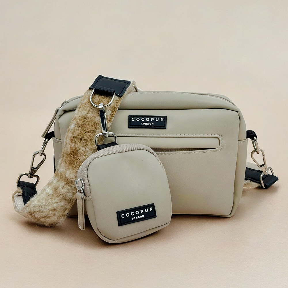 Dog Walking Bag Bundle - Highland Fleece Oatmeal