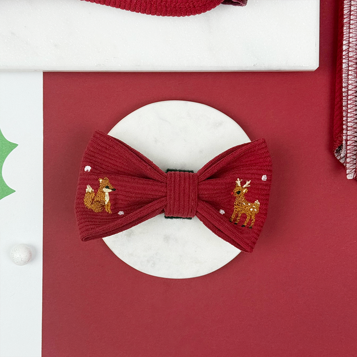 Holly Jolly Trails Bow Tie