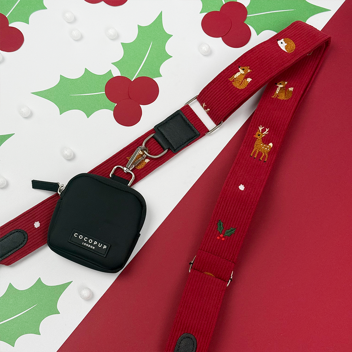 Bag Strap - Holly Jolly Trails