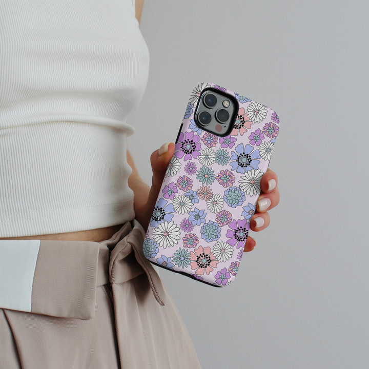 Tough Phone Case - Pastel Flowers