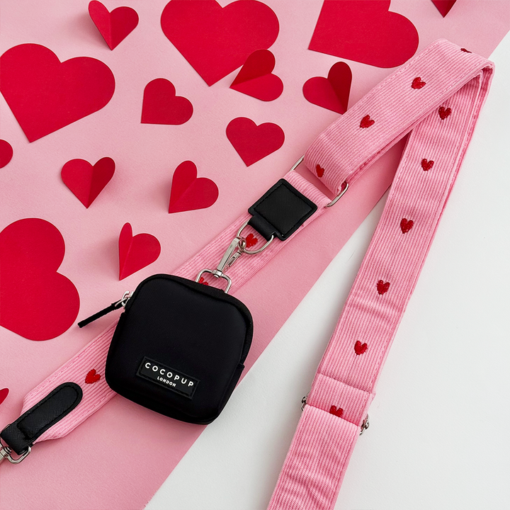 Bag Strap - Pink Heartstrings Cord