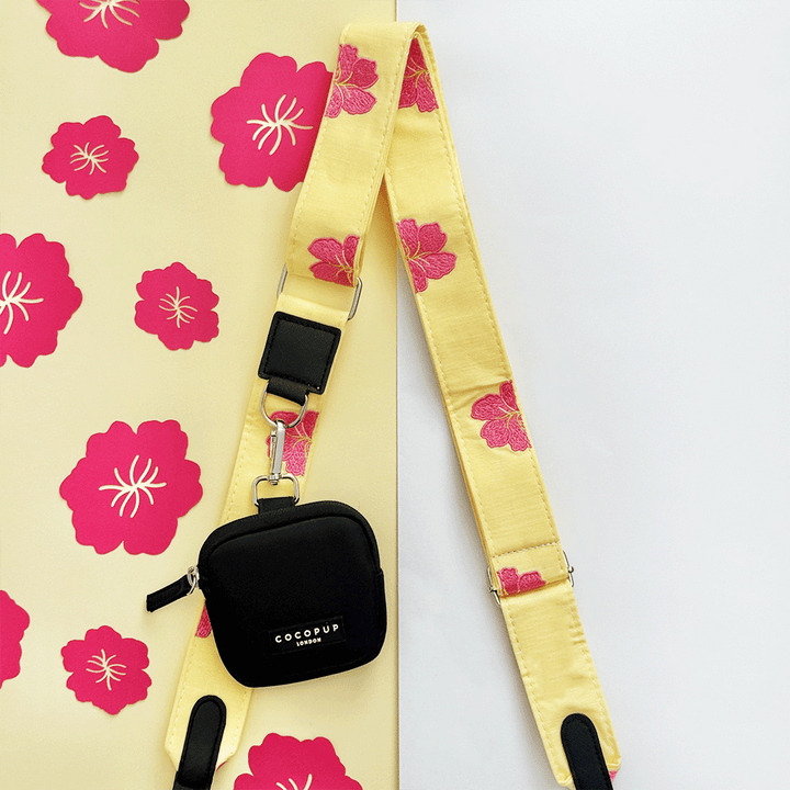 Dog Walking Bag Bundle - Pink Hibiscus