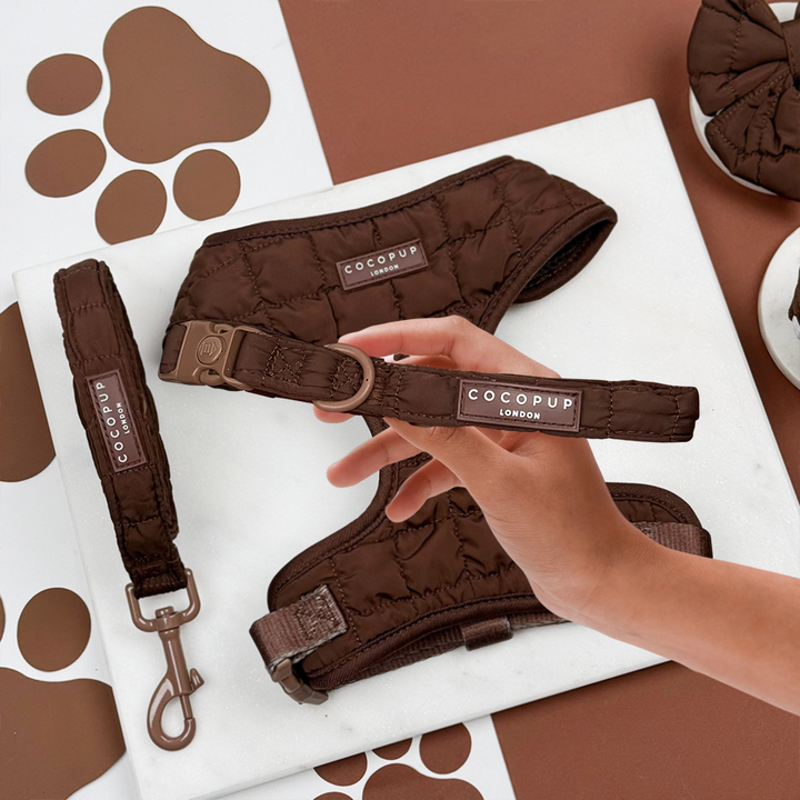 Espresso Quilted COLLAR