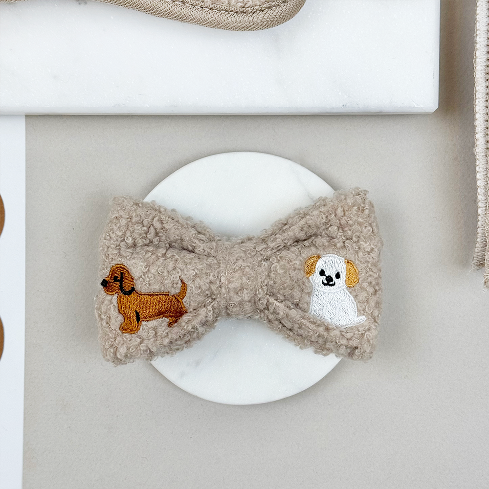 Ralph & Friends Mocha Teddy Bow Tie