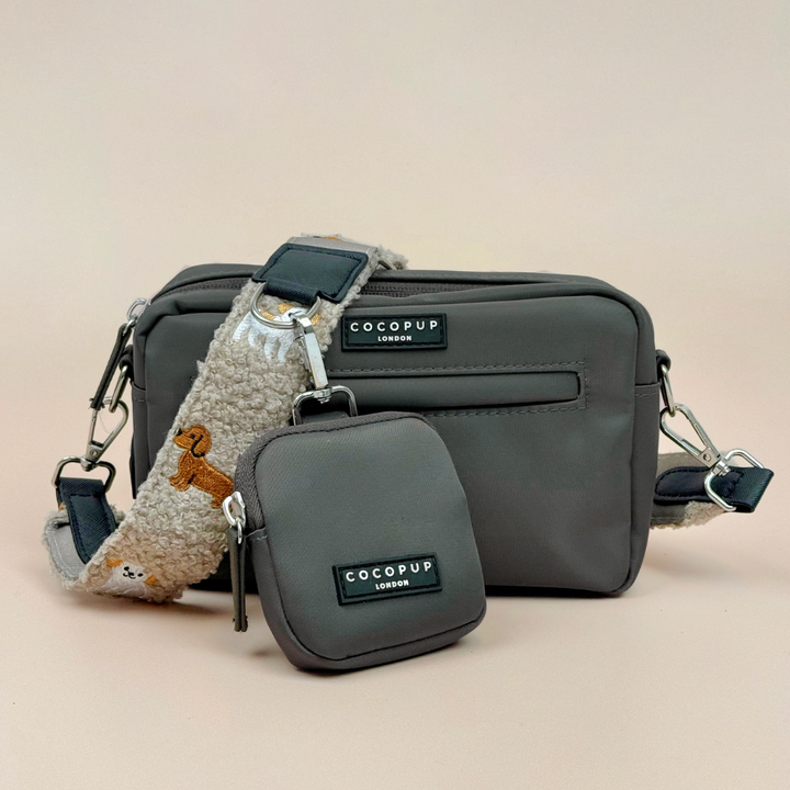 Dog Walking Mocha Bag Bundle - Ralph & Friends Mocha Teddy