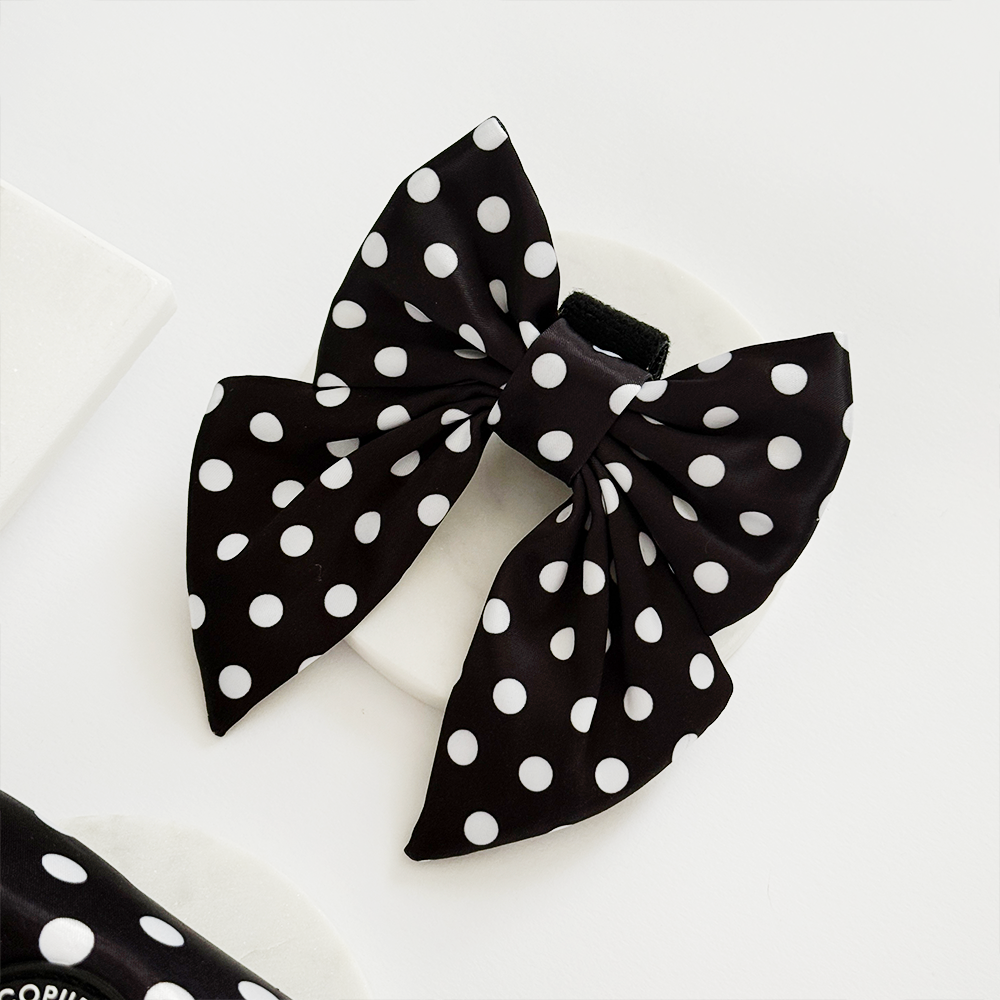 Satin Polka Dot Sailor Bow Tie