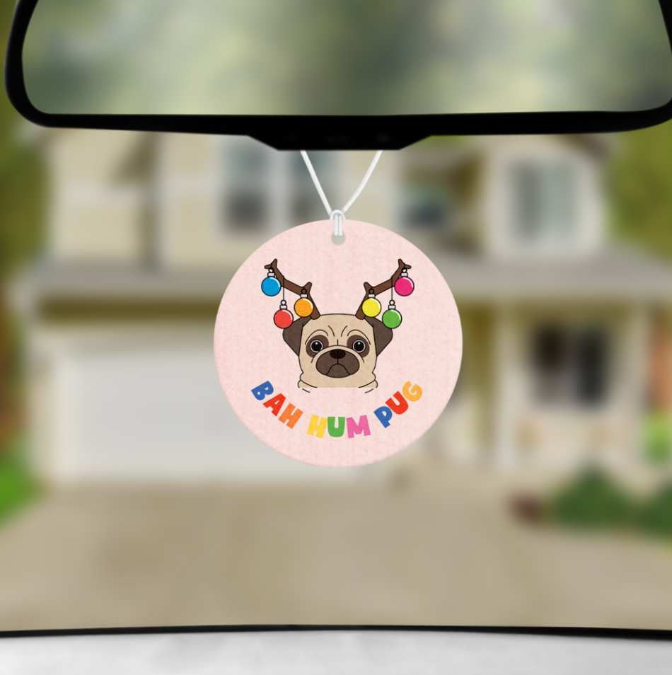 Coconut Lane X Cocopup Air Freshener - Bah Hum Pug