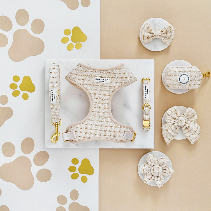 Vanilla Textured Tweed Lead