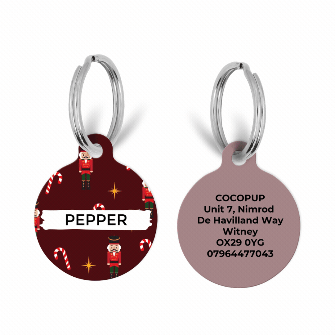 Christmas Personalised ID Tag - Text