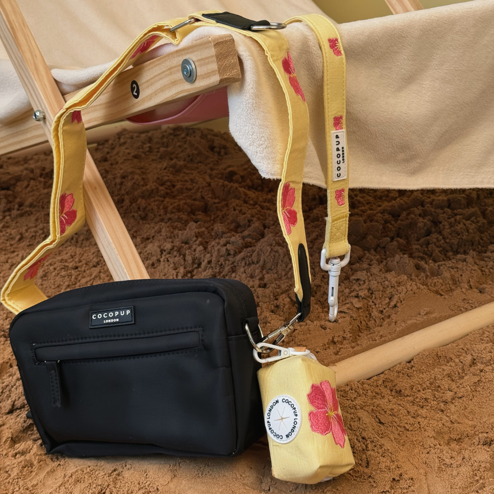 Dog Walking Bag Bundle - Pink Hibiscus