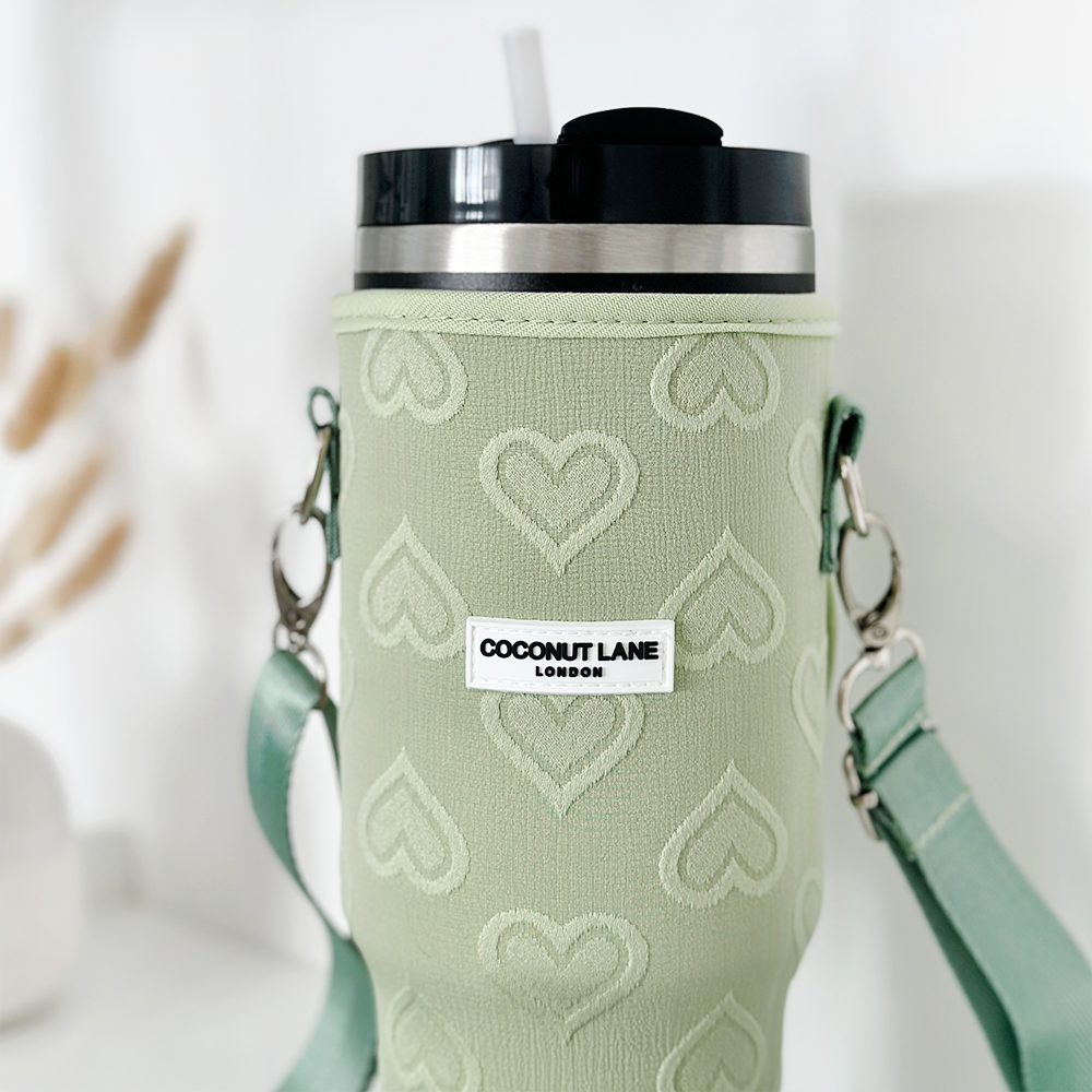 Sage Heart Tumbler Carry Case by Coconut Lane